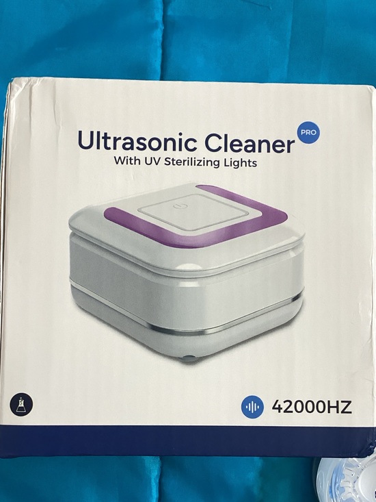 Other - Ultrasonic Cleaner Pro - White with Purple Accent